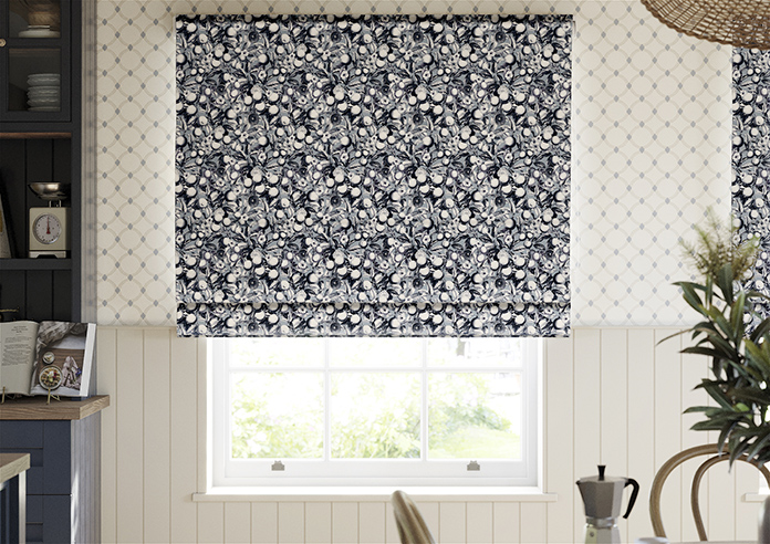 Plum Sketch, Misted - Twist&Fit Roman Blind - Image 3